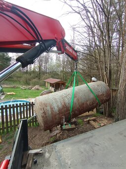 Autodoprava práca s hydraulickou rukou - 4