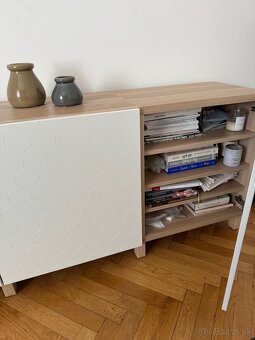 Predám IKEA BESTA úložný policový diel / komodu - 4