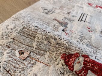 Vianočný zimný behúň na stôl - 4