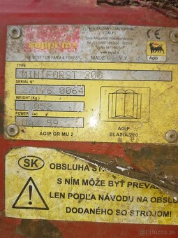 Predám lesnú frézu seppi - 4