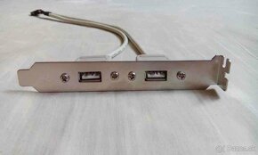 USB Bracket s 2 konektormi zo základnej dosky - 4