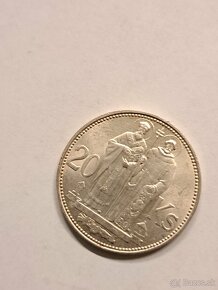 Predam mincu 20 korun rok 1941 Slovensky Stat dvoj kriz - 4