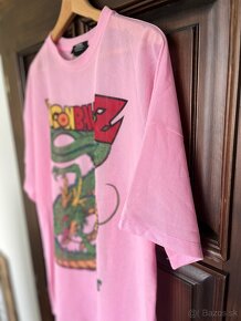 Bershka ružové tylove tričko č. M - 4