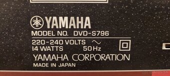 Predám DVD prehrávač Yamaha DVD-S796 - 4