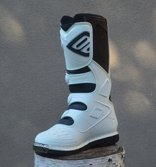 SHOT boty čižmy biele X10 - 4