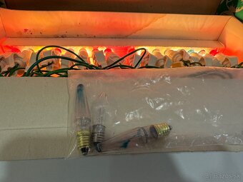 RETRO Vianočné svetlá na stromček ZLATOKOV - 4