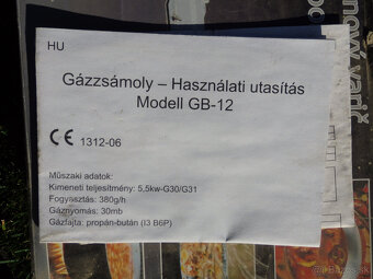 Plynový horák 5,5 kW - 4