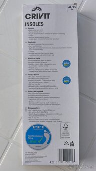 Vložky do topánok Crivit 42/43 nové - 4