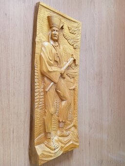 Predám vyrezávaný obraz Jánošíka - 4