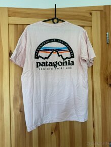 Patagonia svetloružové tričko - 4