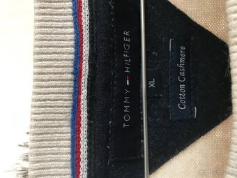 TOMMY HILFIGER originál caramel pánsky svetrik XL - 4