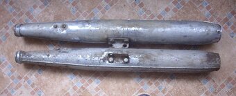 2 výfuky na jawa - čz 250, 350 - 4