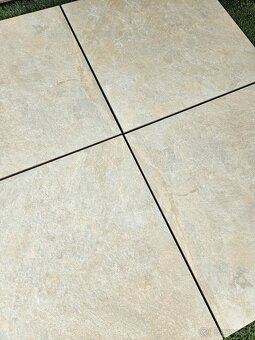 Dlažba 60x60x2cm,na terče, krémovy odtieň protišmyk - 4