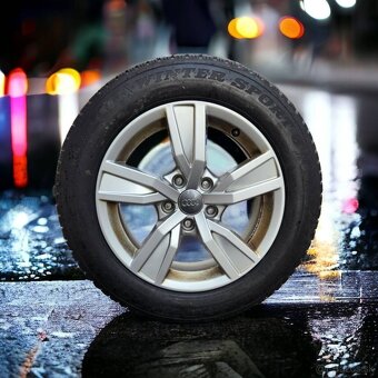 zimní Originální ALU kola Audi + pneu - 4