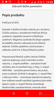 Čistička vzduchu Proficare  PC LR3076 - 4