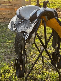 Westernové allaround sedlo - 4