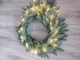 čečinové venčeky a vianočné girlandy - 4