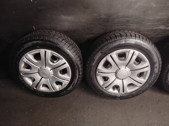 5x100 R14 185/60 R14 zimné 8mm originál škoda - 4