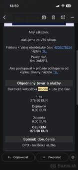 Elektrická koloběžka Xiaomi 4 Lite 2nd Gen - 4