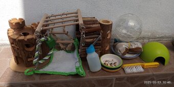Klietka pre hlodavce+doplnky - 4