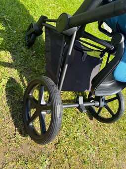 CYBEX PRIAM MATT BLACK + MOUNTAIN BLUE - 4