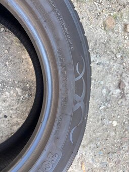 Predám letne pneumatiky Tomket 215/55 R16 - 4