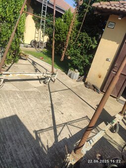 Kladkostroj 1,5T + mobilná konštrukcia - 4