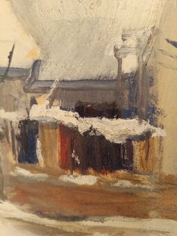 Obraz Josef D. Černý 1960, olej 47x65 - 4