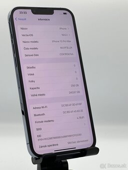 iPhone 13pro max 256GB Sierablue / ZÁRUKA 12 mes. - 4