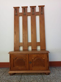Rustikální nábytek, předsíň, botník, komoda, věšák - 4