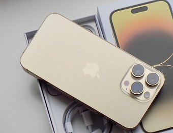 iPhone 14 Pro Gold BATERIE 100% TOP - 4