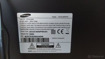 SAMSUNG TV 32" UE32C4000 - 4