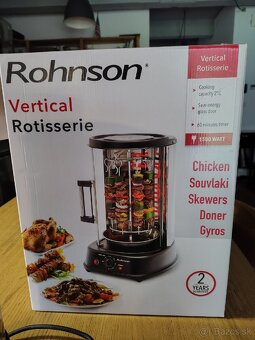 Vertikalny elektrický gril Rohnson R-2530 - 4