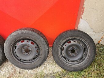 5x100 r14 185 60 14 zimné komplet kolesá - 4