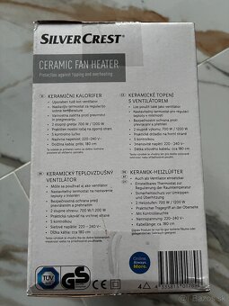 Keramický teplovzdušný ventilátor nový - 4