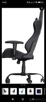 Herná stolička GXT708 RESTO CHAIR BLACK - 4