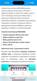 Výrobnik ladu Ice Maker Hinse IMC2000A - 4