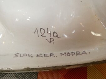 Veľká figurálna plastika Bača so psom a ovcami Keramika Modr - 4