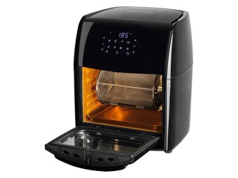 Nová teplovzdušná fritéza + rotujúce grilovanie, 9 funkcií - 4
