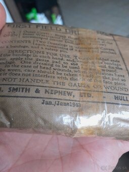 Prvý polný obväz britskej armády 1943 WW2 - 4