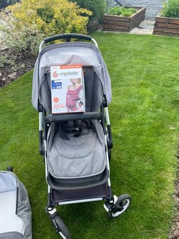 Bugaboo fox 2 s autosedackou a Ergo baby nosicom - 4