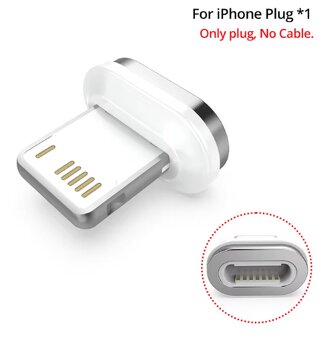 Magnetické koncovky usbC, microUSB, iphone Predám krátko po - 4