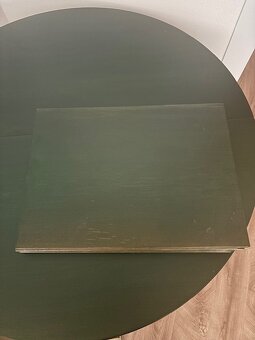 Jedálenský stôl zelený Bonanza + 4 stoličky - 4