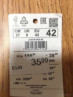 Tenisky Reserved pánske 42 - 4