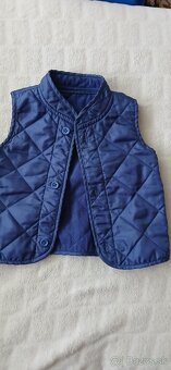 Obojstranná mikina+vesta v.74-80 - 4