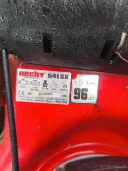 Kosačka Hecht s pojazdom - 4