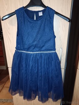 Šaty trblietavé 128 - 4