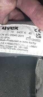 Pracovné topánky UVEX - 4
