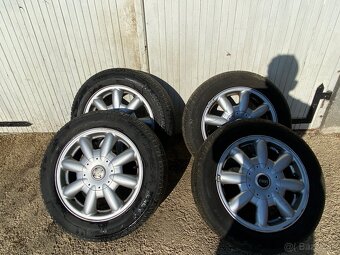 Predám originálne disky MINI Cooper R15 + letné pneumatiky - 4