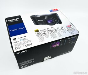 Fotoaparát SONY DSC-HX5V + 2x batéria + puzdro - 4